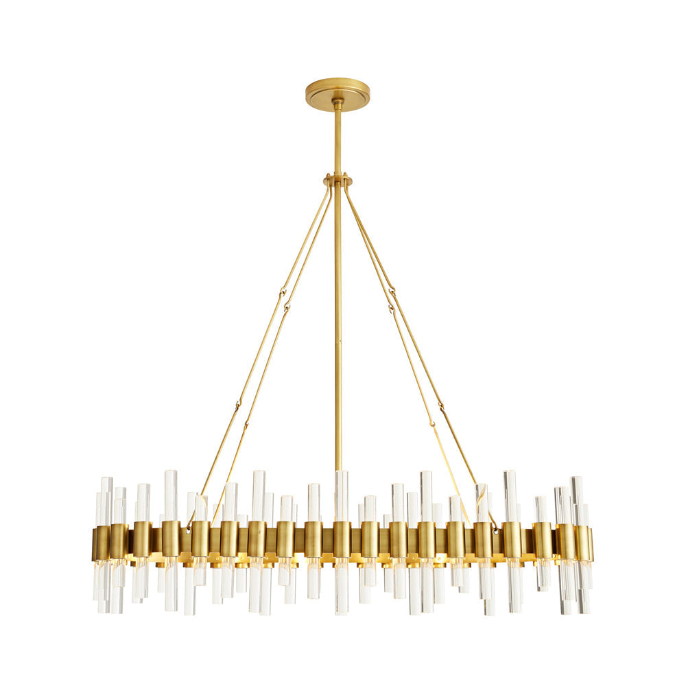 Haskell Oval Chandelier in Detail.