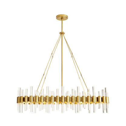 Haskell Oval Chandelier in Detail.