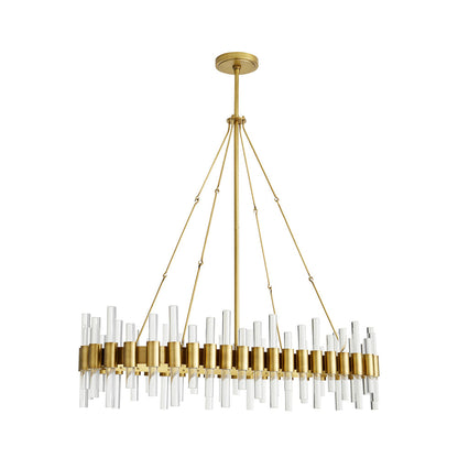 Haskell Oval Chandelier in Detail.