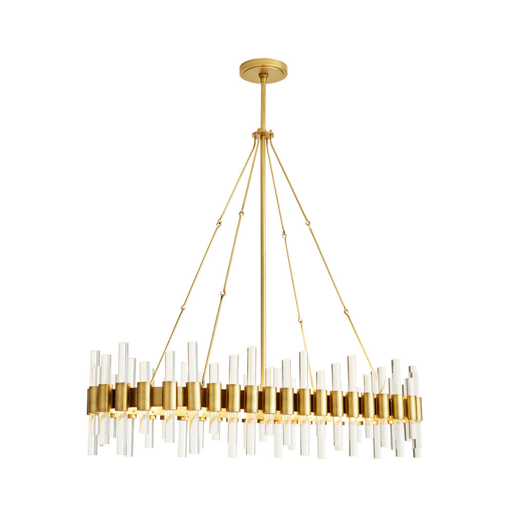 Haskell Oval Chandelier in Detail.
