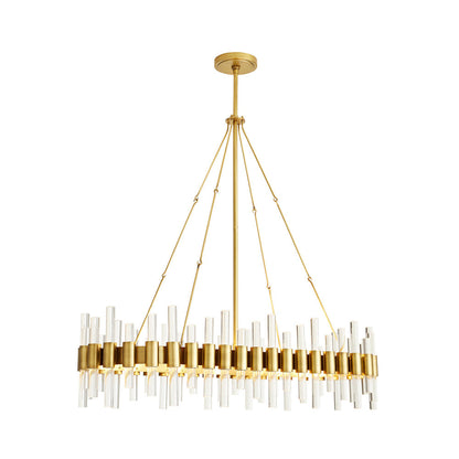 Haskell Oval Chandelier in Detail.