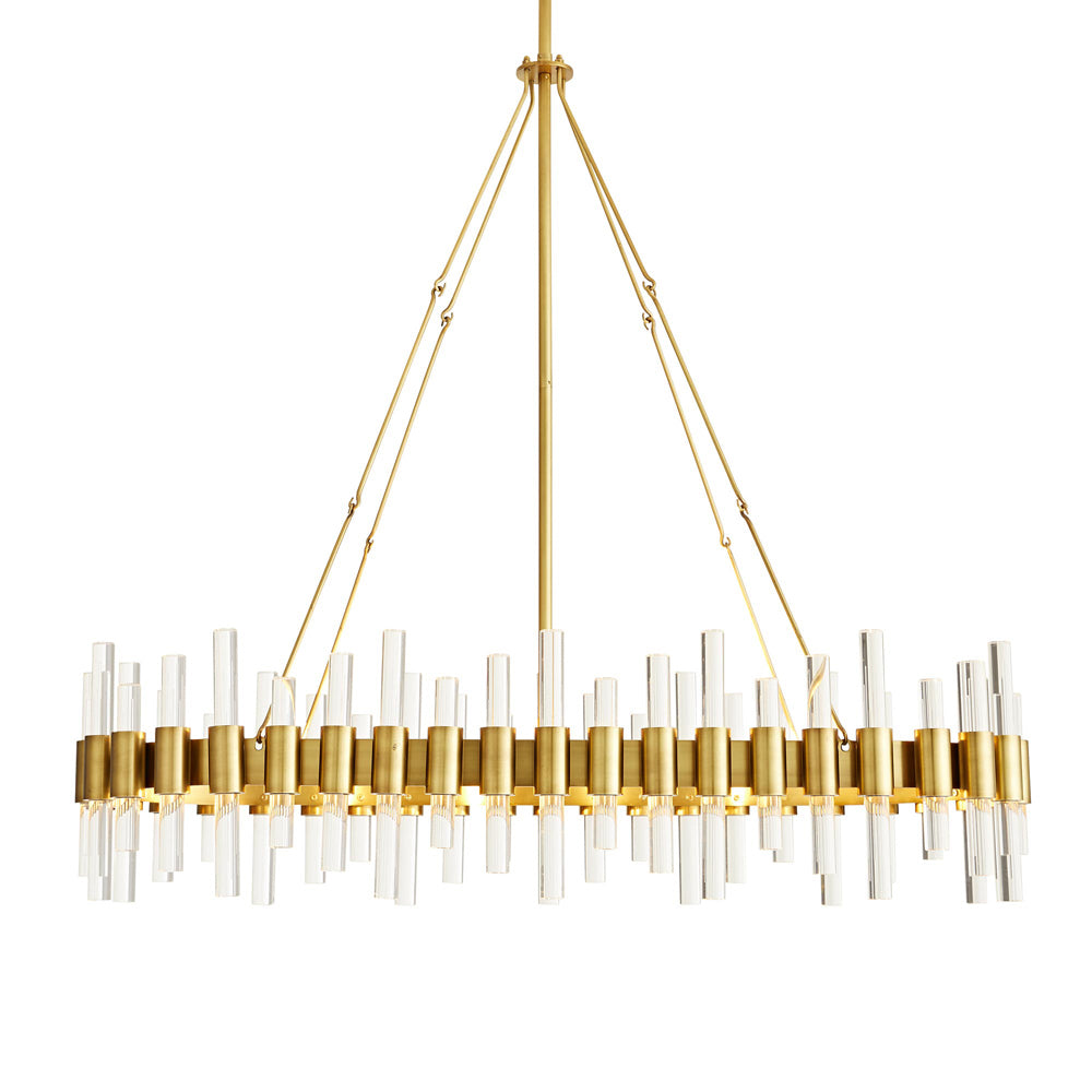 Haskell Oval Chandelier in Detail.