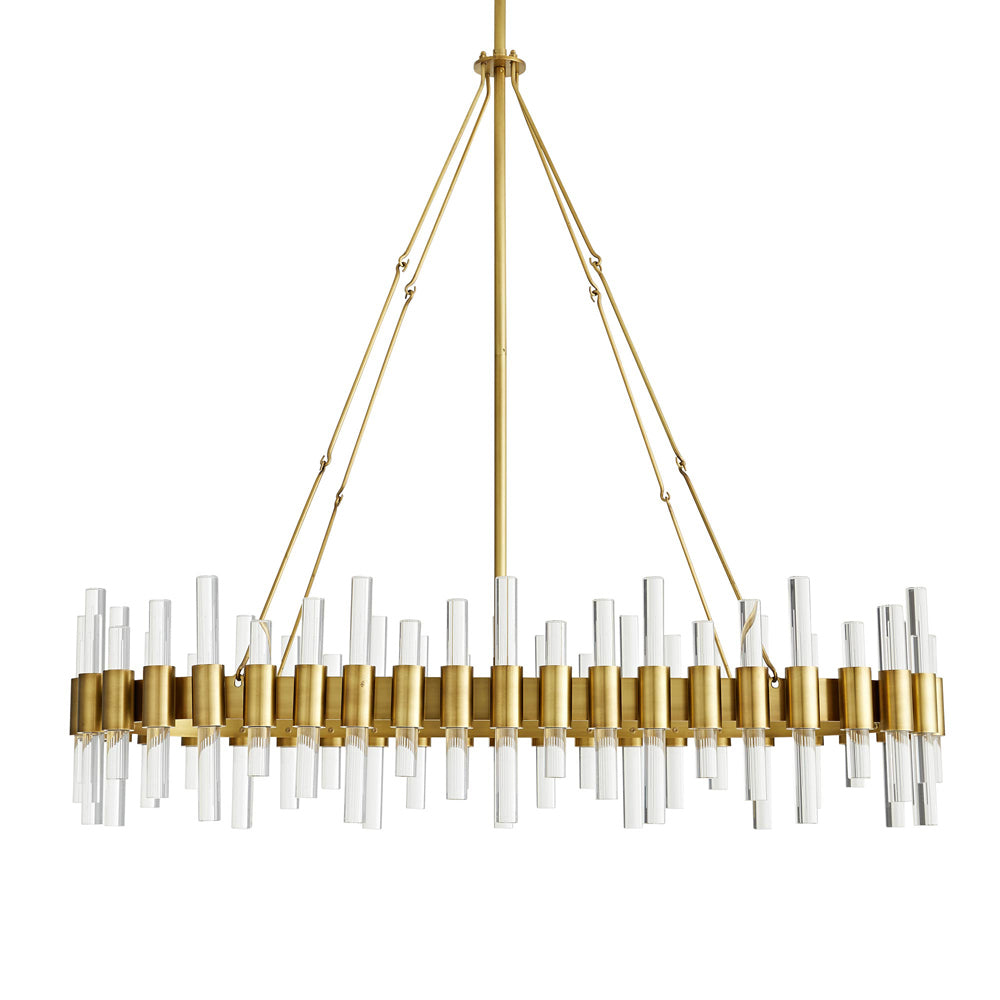 Haskell Oval Chandelier in Detail.