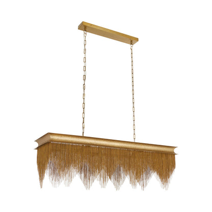 Heiress Linear Chandelier in Detail.
