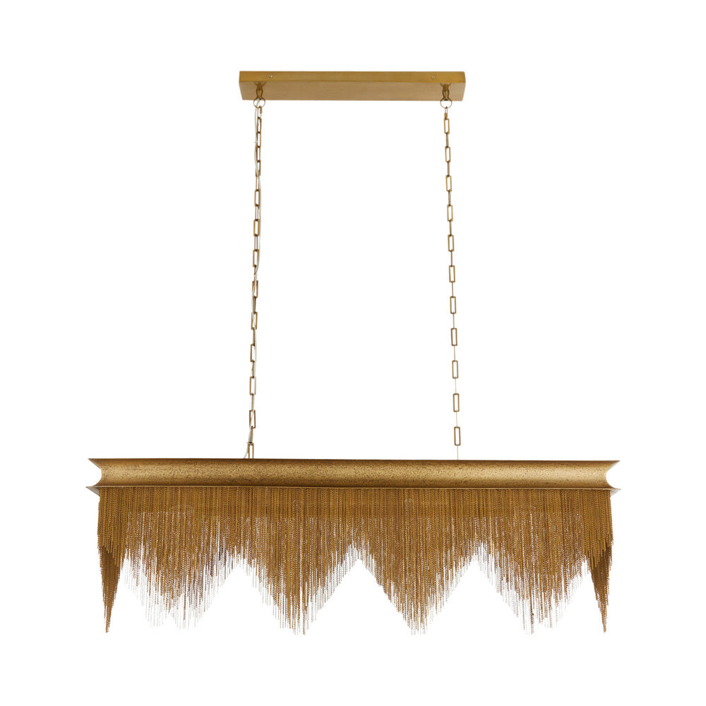Heiress Linear Chandelier in Detail.