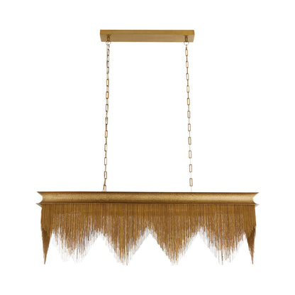 Heiress Linear Chandelier in Detail.