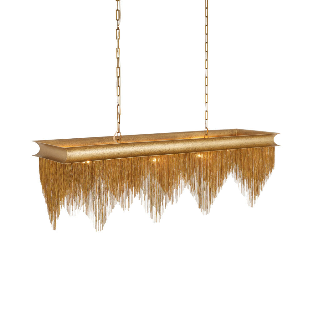 Heiress Linear Chandelier in Detail.