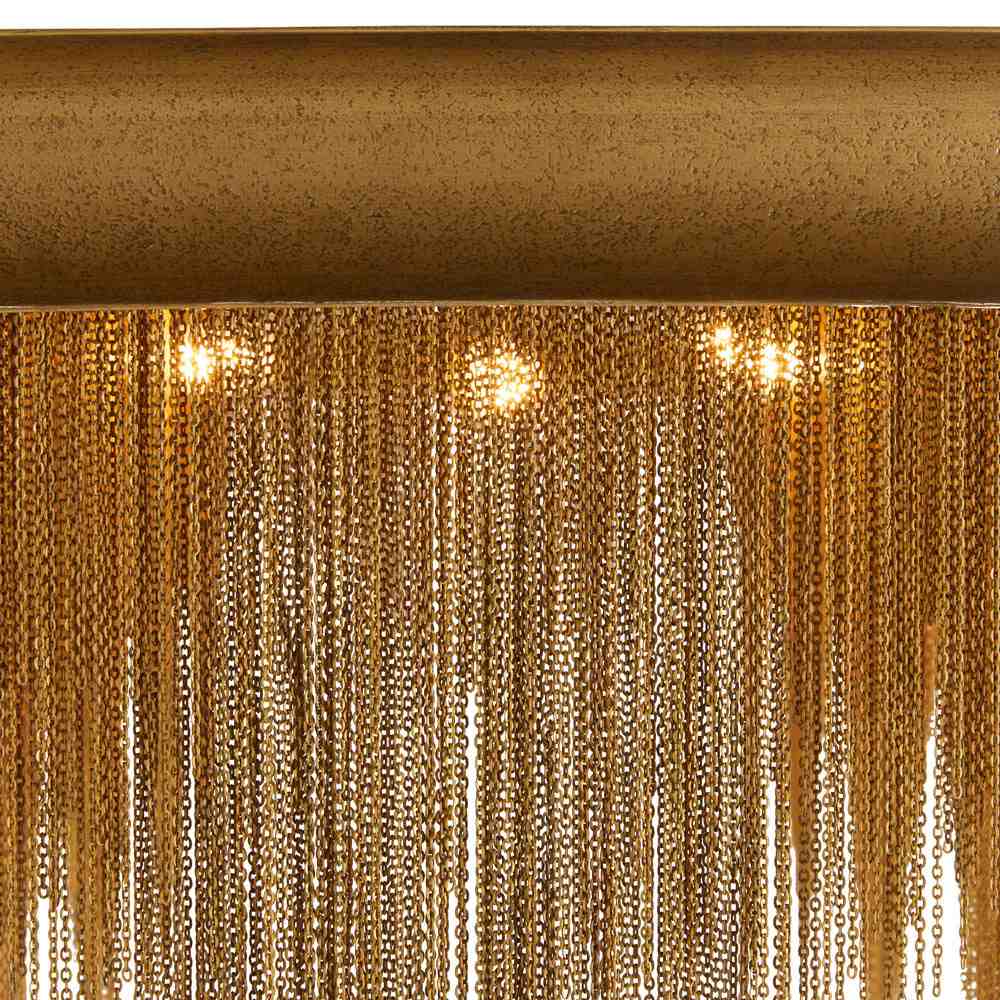 Heiress Linear Chandelier in Detail.