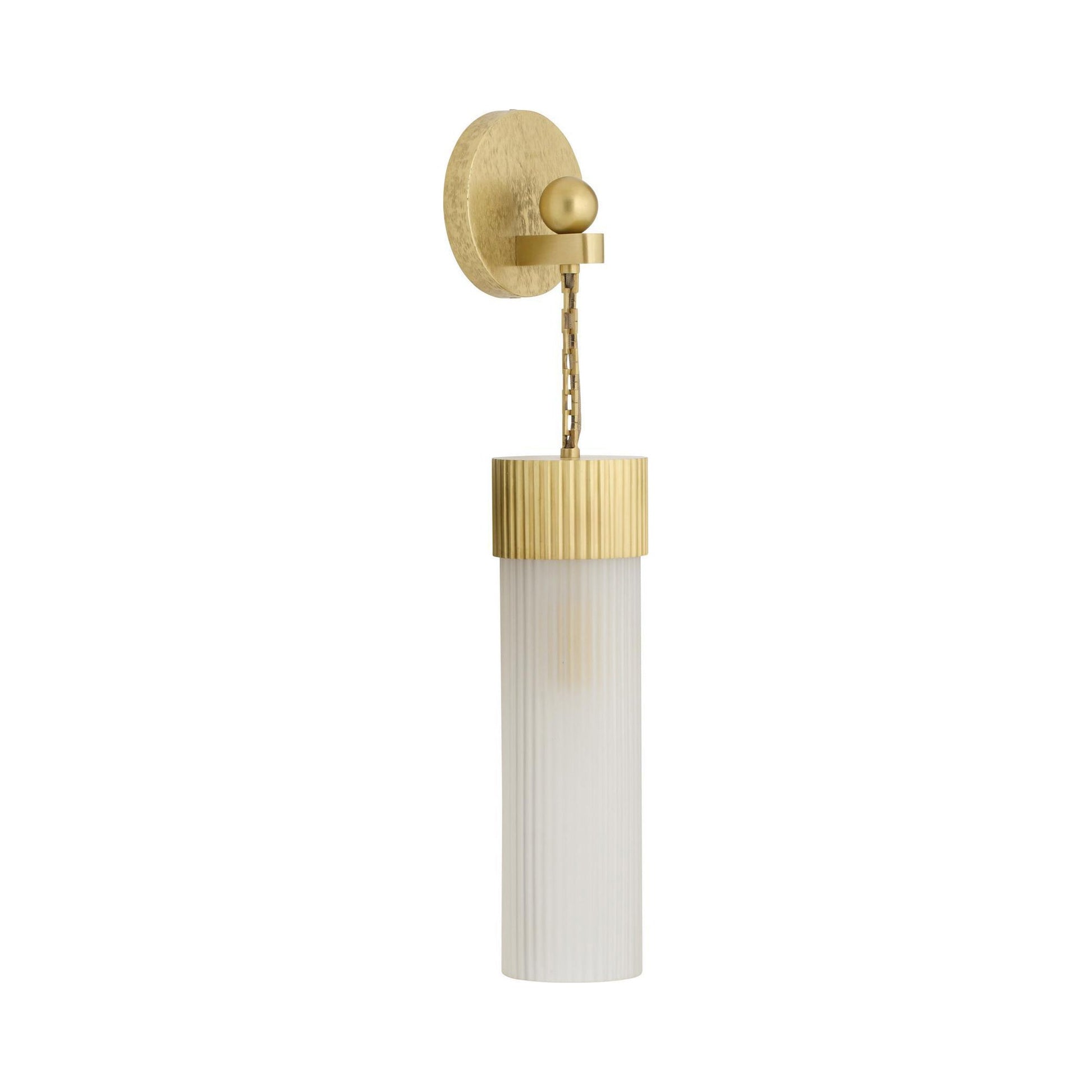 Jayce Bath Vanity Light in Antique Brass.