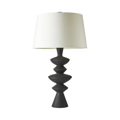 Jillian Table Lamp in Charcoal.