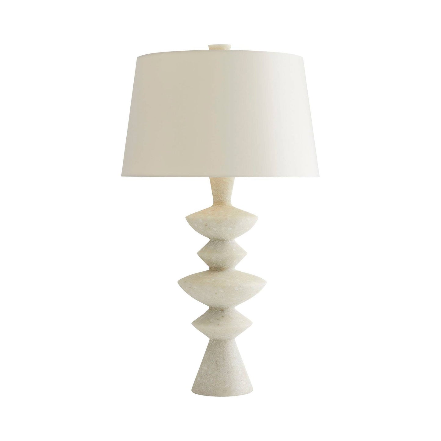 Jillian Table Lamp in Ivory.