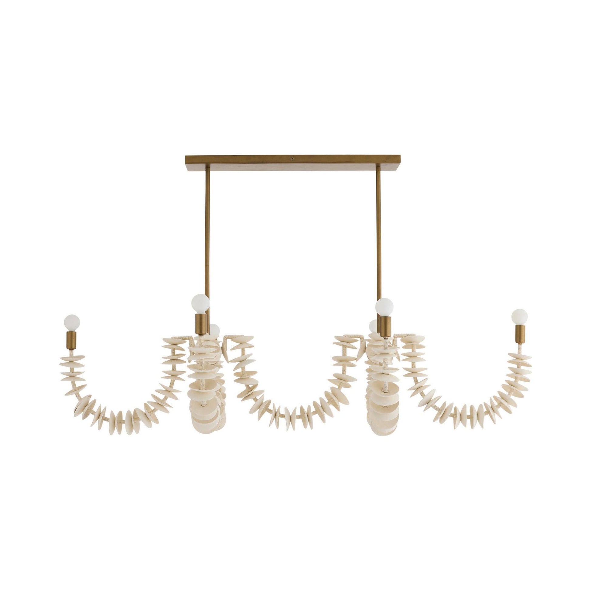 Kalama Linear Chandelier in Detail.