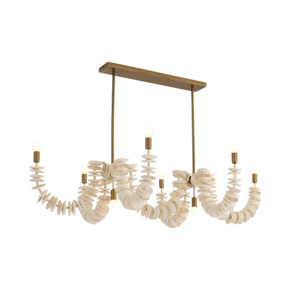 Kalama Linear Chandelier in Detail.