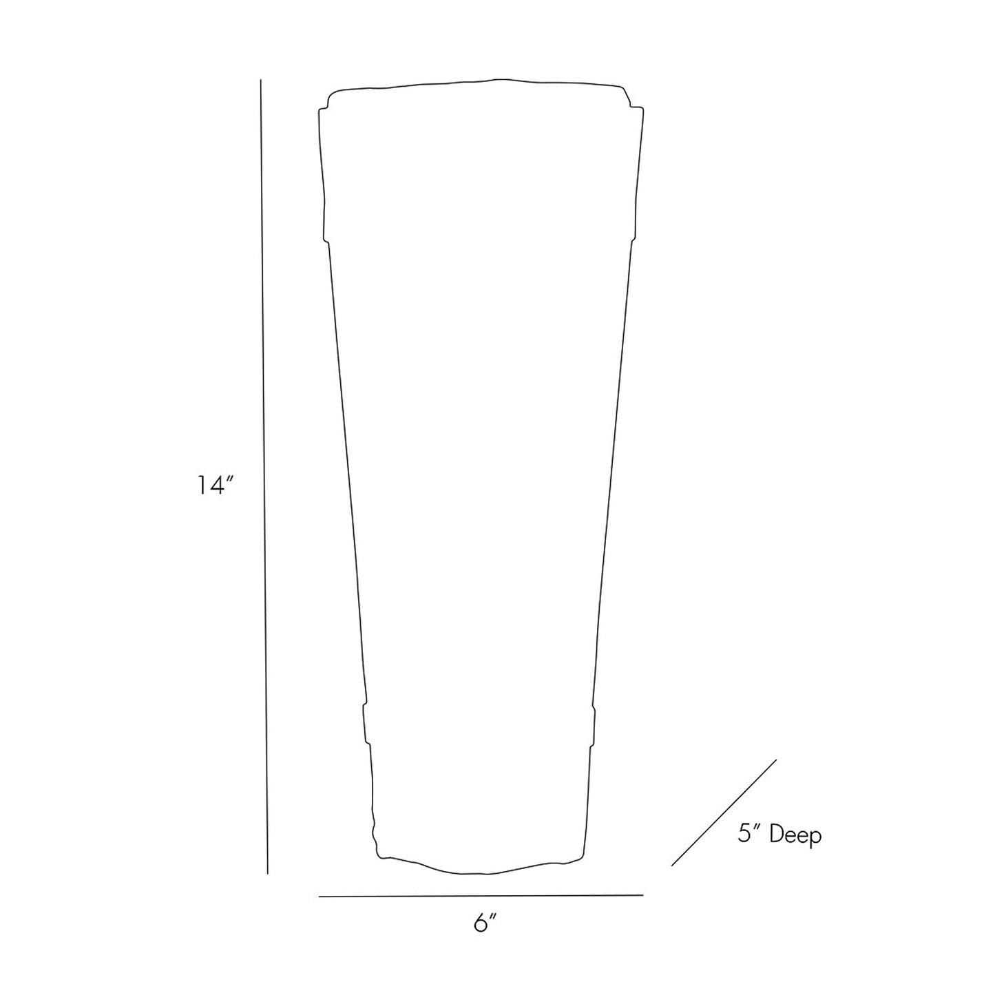 Karina Wall Light - line drawing.