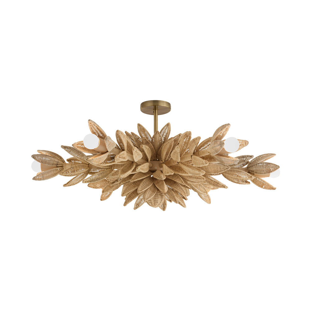 Kasai Semi Flush Mount Ceiling Light in Detail.