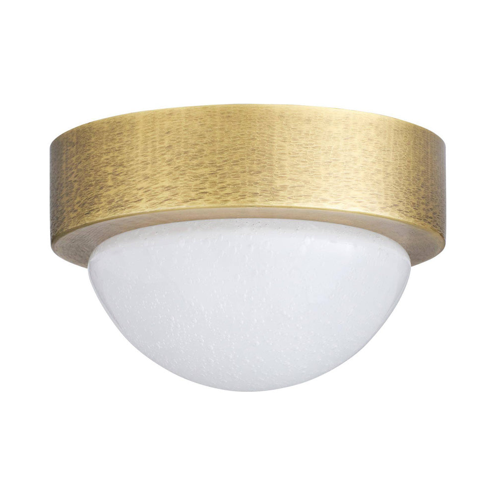 Lennon LED Ceiling / Wall Light in Antique Brass.