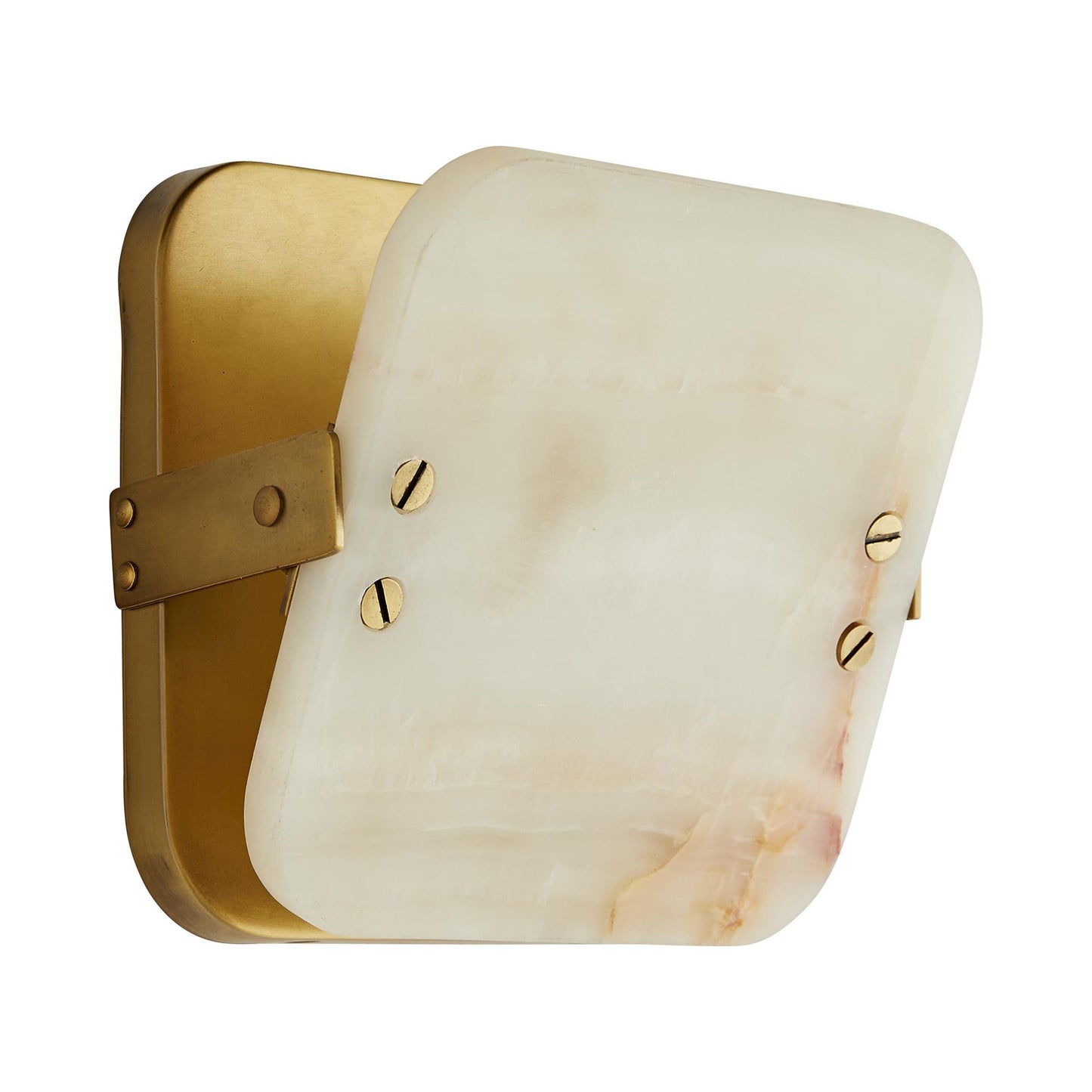 Mercury Wall Light in White Onyx.