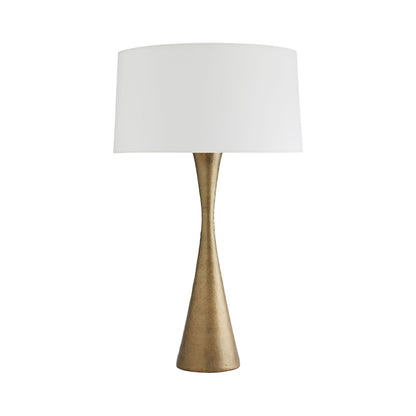 Narsi Table Lamp in Antique Brass.