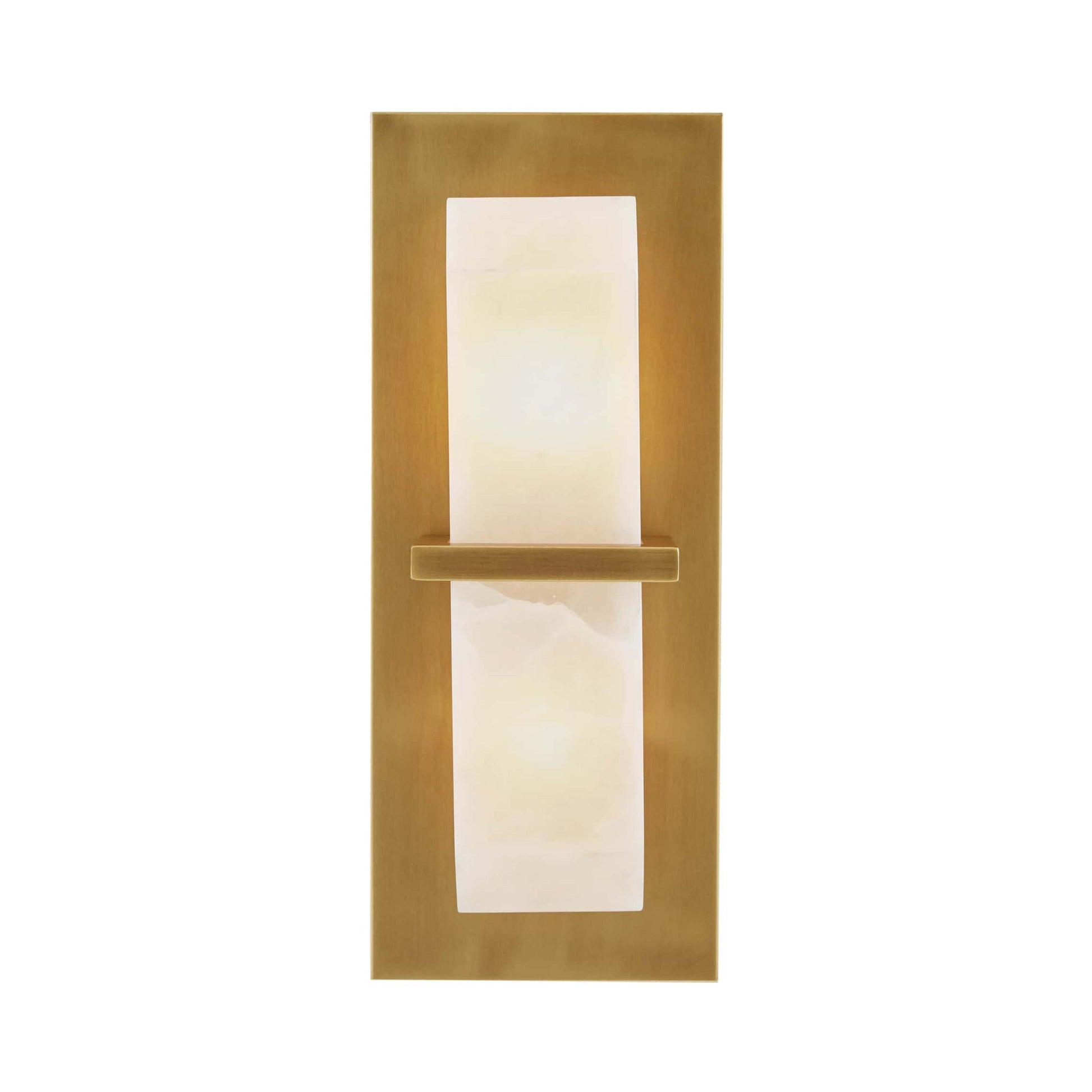 Redmond Wall Light in Antique Brass.