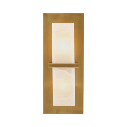 Redmond Wall Light in Antique Brass.