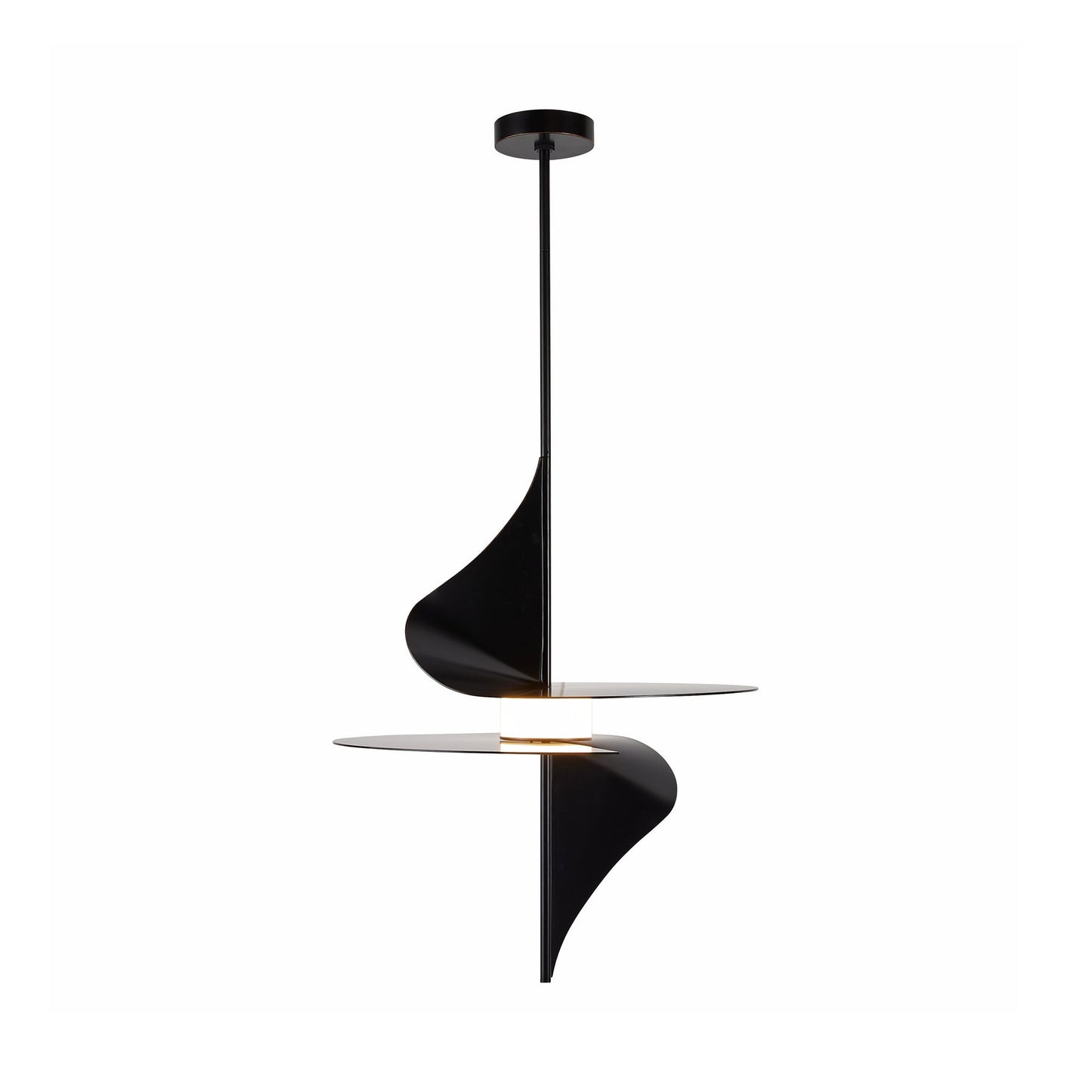Renly LED Pendant Light in English Bronze.