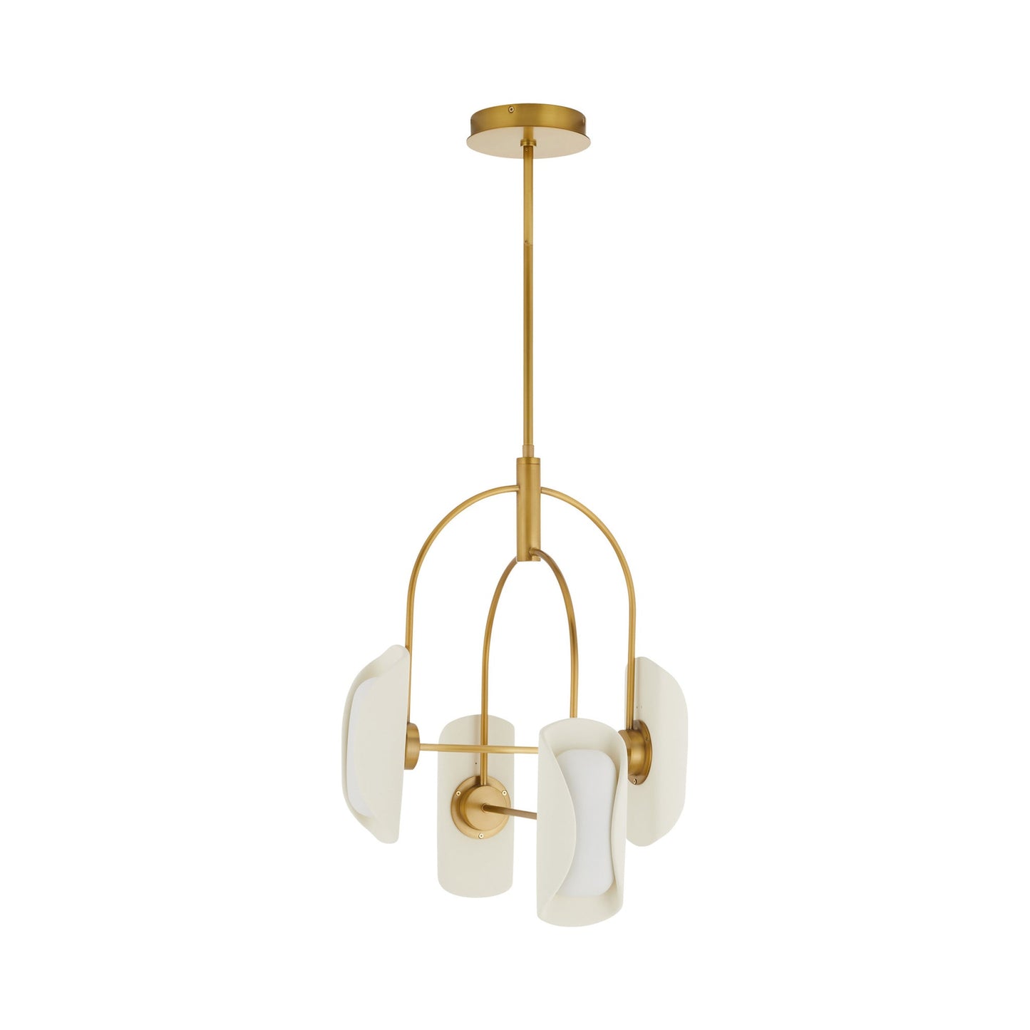 Roll LED Chandelier in Detail.