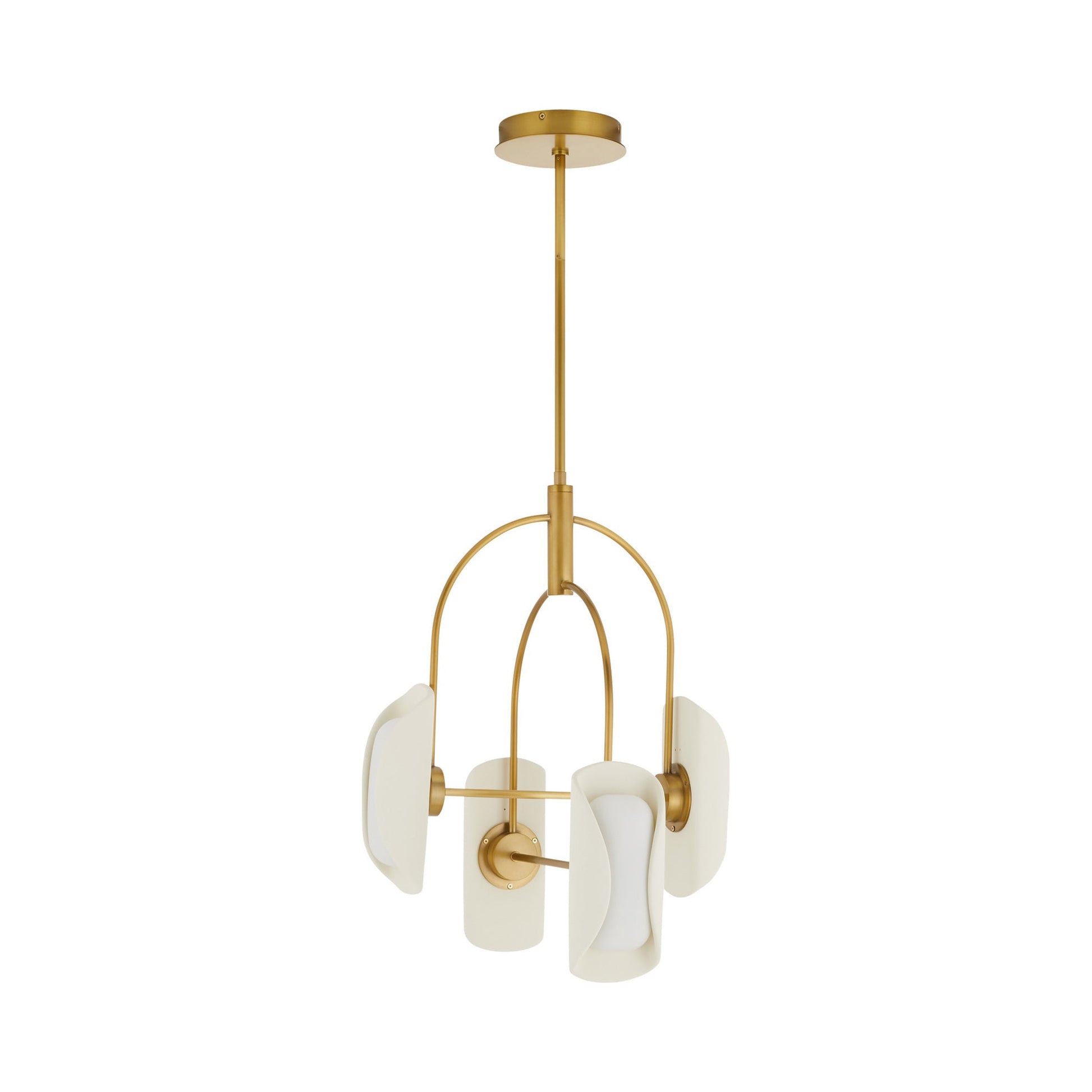 Roll LED Chandelier in Detail.