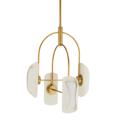 Roll LED Chandelier in Detail.