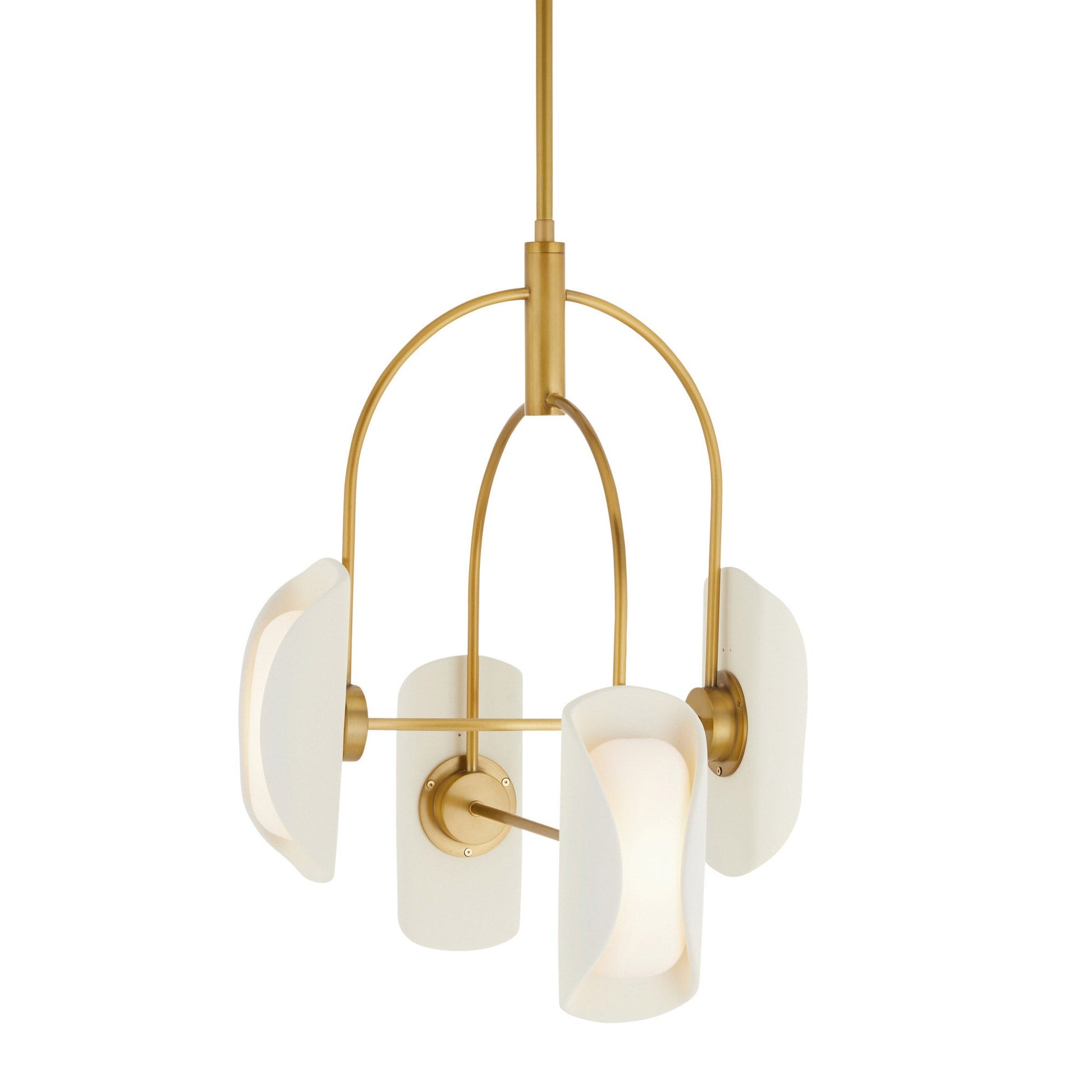 Roll LED Chandelier in Detail.