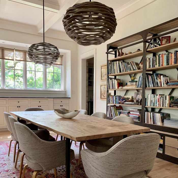 Rook Pendant Light in dining room.