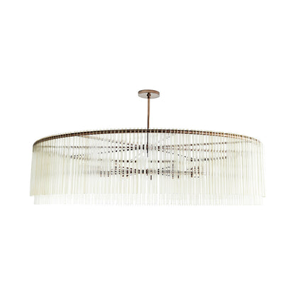 Royalton Chandelier in Brown Nickel/Smoke Glass (Large).