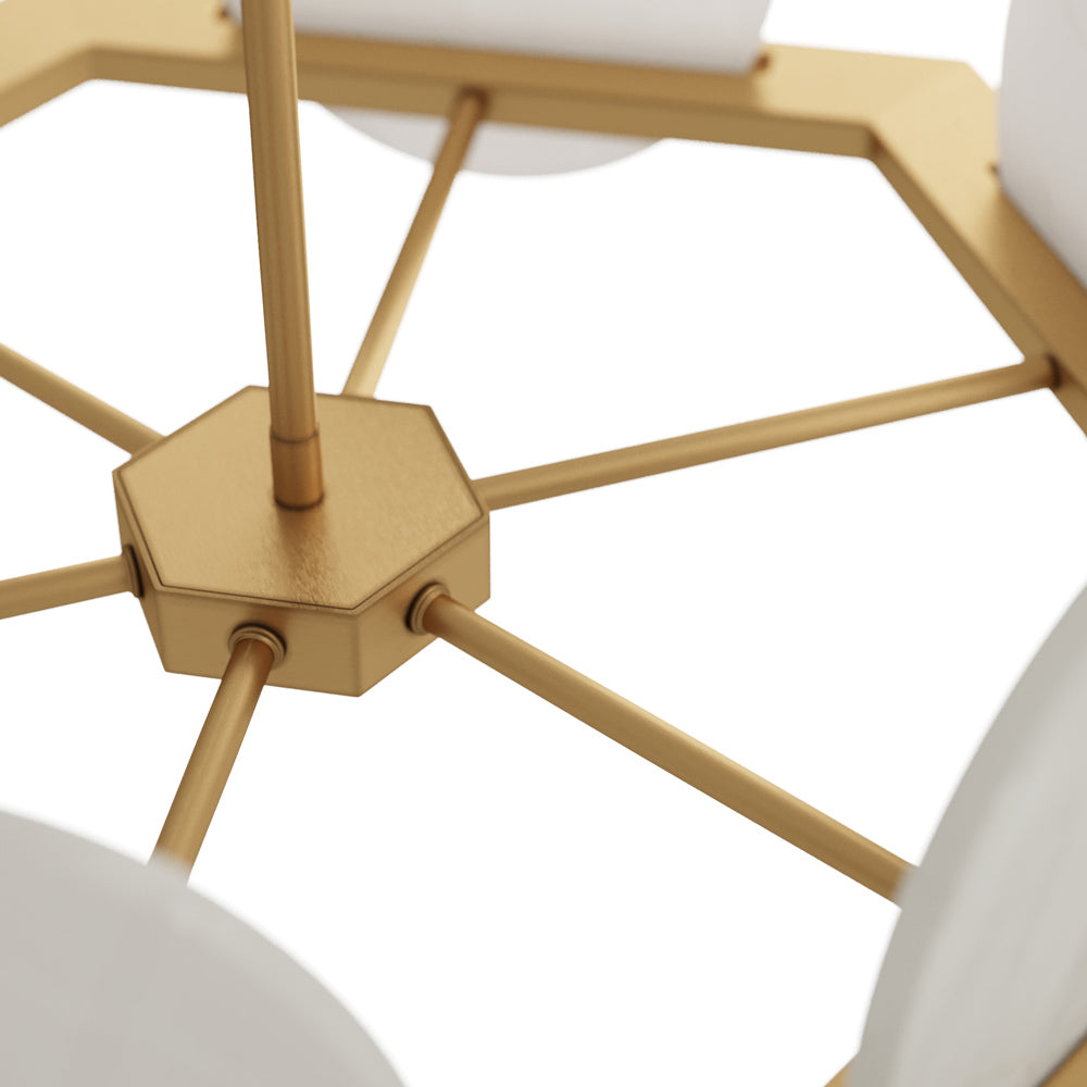 Savion LED Chandelier in Detail.