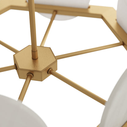 Savion LED Chandelier in Detail.