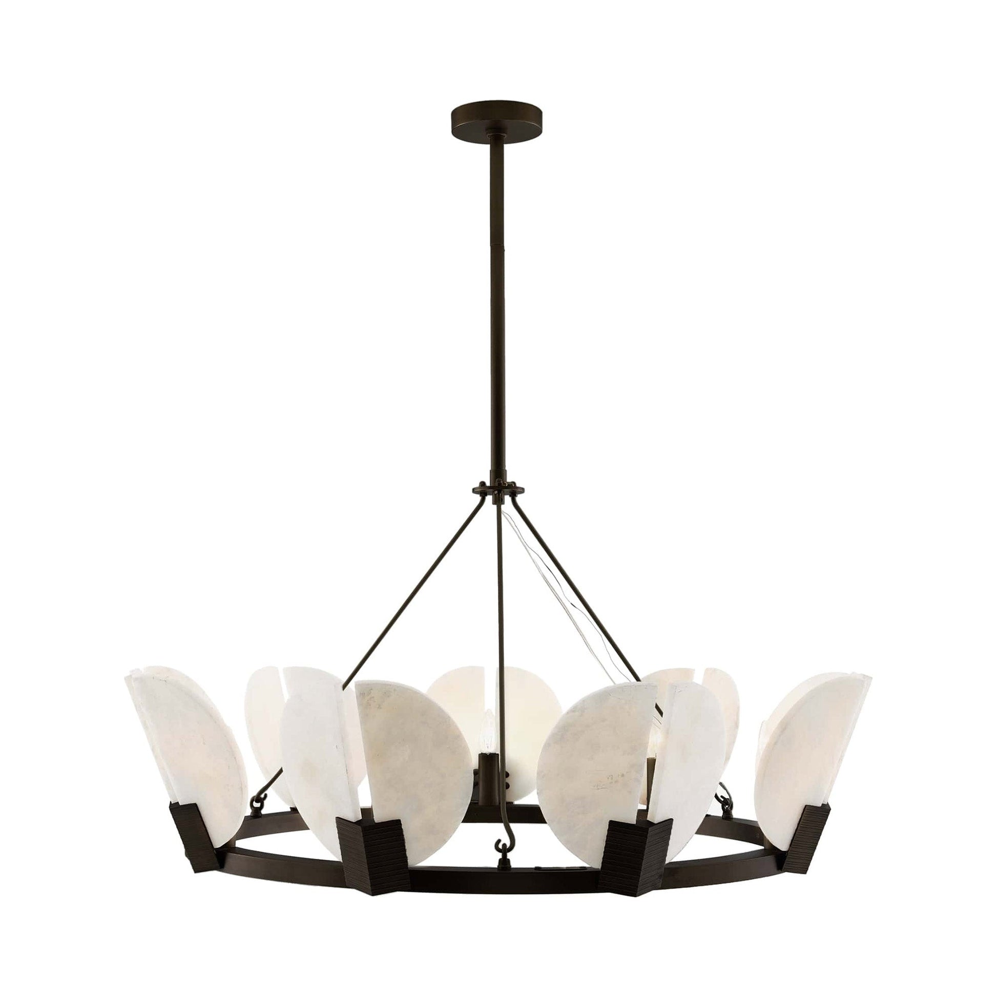 Sierra Chandelier in English Bronze.