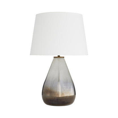 Tiber Table Lamp in Smoke Luster Ombre.
