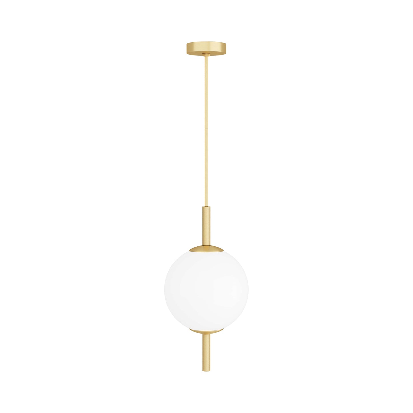 Tirso LED Pendant Light in Antique Brass.