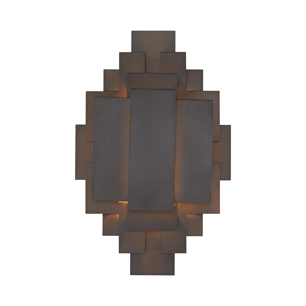 Trinidad Wall Light in Waxed Blackened Iron.