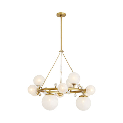 Troon Round Chandelier in Detail.