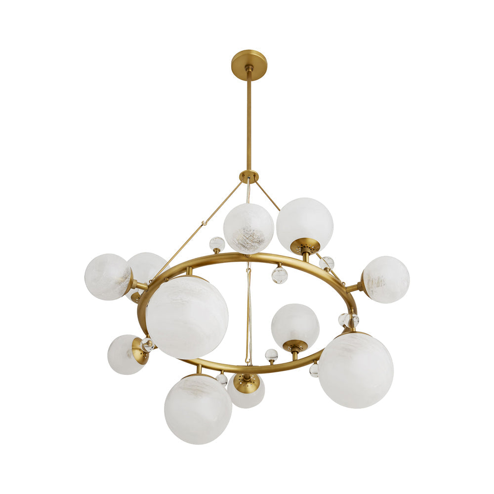 Troon Round Chandelier in Detail.