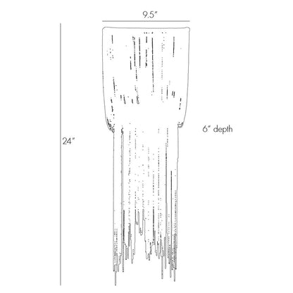 Yale Wall Light - line drawing.