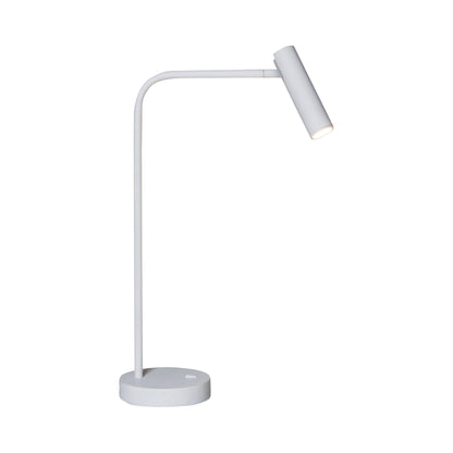 Enna LED Desk Lamp in Matt White (Without USB).