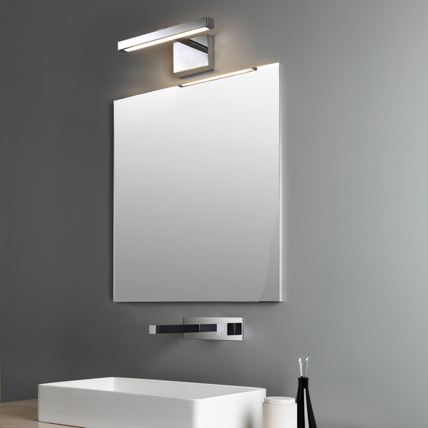 Kashima LED Wall Light in bathroom.