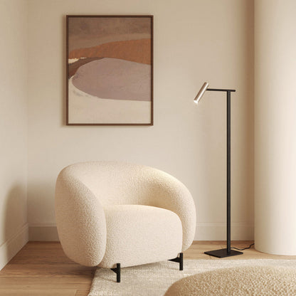 Leda Floor Lamp in living room.