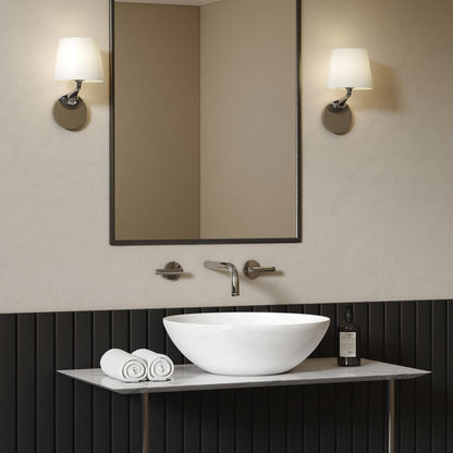 Millie Wall Light in bathroom.