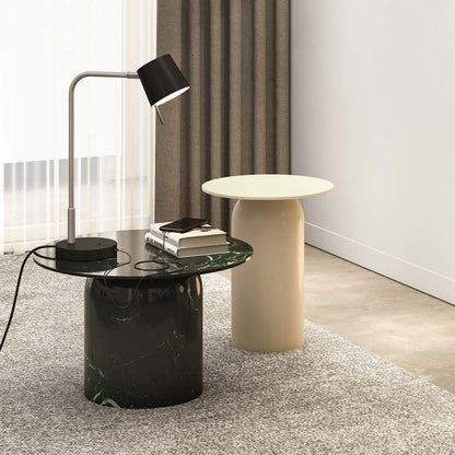 Miura LED Desk Lamp in living room.