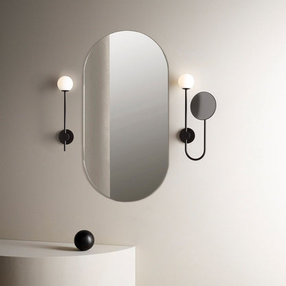 Orb Bath Wall Light in bathroom.