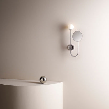 Orb Bath Wall Light in bathroom.