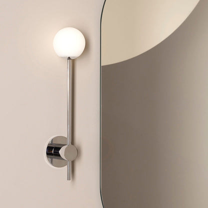 Orb Bath Wall Light in bathroom.