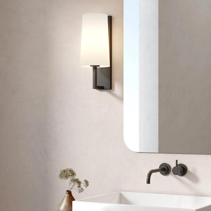 Riva Wall Light in bathroom.