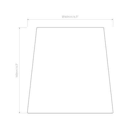 Side by Side Reading Wall Light - line drawing.